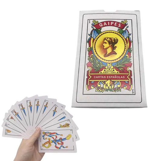 Cartas de juego de póker español